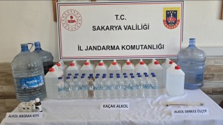 Kaçak alkol üretip piyasaya sürecekti jandarmaya yakalandı