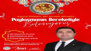 Kadirli Belediyesi'nden Cuma Namazı Sonrası Aşure İkramı