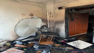 Kahramanmaraşta apartman yangını