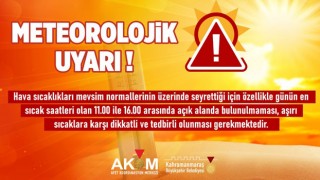 Kahramanmaraş’ta Termometreler 44 Dereceyi Gösterecek