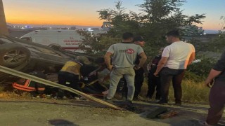 Kamyon ile otomobil çarpıştı: 2 yaralı