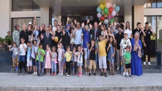 Kanser tedavisini başarıyla tamamlayan çocuklara moral yemeği