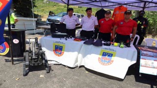 KapıkayaFestte jandarma standına yoğun ilgi