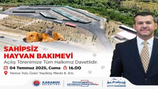 Karabük Belediyesi Sahipsiz Hayvan Bakımevi açılıyor