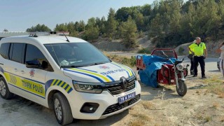 Karabükte 3 tekerlekli motosiklet devrildi: 6 kişi yaralandı