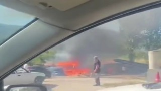 Karabükte kömür ve odun deposu alev aldı