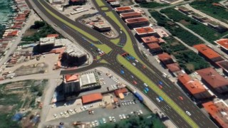 Karadeniz Sahil Yolu Yomra geçişinde trafik sorunu yeni nesil hemzemin kavşak ile çözülecek