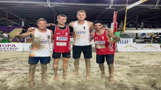 Karadeniz sahilinde uluslararası voleybol coşkusu