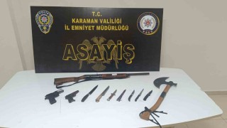 Karamanda aranan 8 kişi tutuklandı