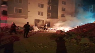 Karapınarda palet yangını korkuttu