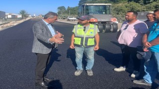 Karasunun o caddesi 11 bin ton sıcak asfaltla sil baştan yenileniyor