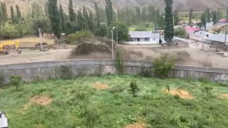 Karsta selin geliş anı kamerada