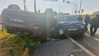 Karsta trafik kazası: 2 yaralı
