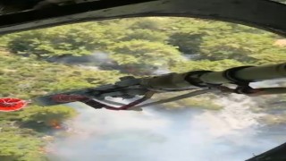 Kaşta orman yangını