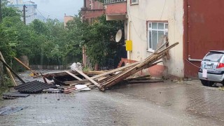 Kastamonuda fırtına ve hortum etkili oldu