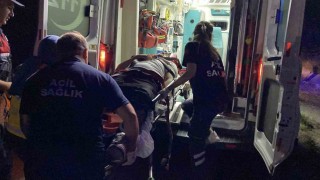 Kastamonuda hafif ticari araç yamaca çarptı: 1 yaralı