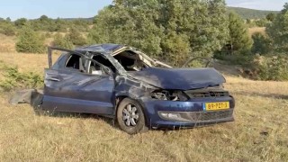 Kastamonuda otomobil şarampole yuvarlandı: 1 ölü