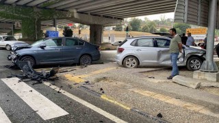 Kastamonuda üç araç birbirine girdi: 5 yaralı