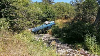 Kastamonuda yeni evli çift, kazada yaralandı