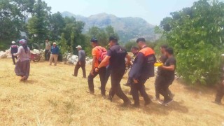 Kayıp Alzheimer hastası yaşlı kadın 12 saat sonra ekiplerce arazide bulundu