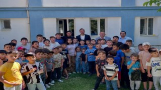 Kaymakam Aslan Yaz Kuran Kursu öğrencileriyle buluştu