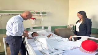 Kaymakam ekinciden sünnet çocuklarına moral ziyareti