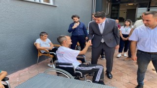 Kaymakam Erdoğandan özel bakım merkezlerine ziyaret