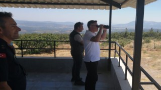 Kaymakam Koç, kırsal mahallelerde yangın tedbirlerini inceledi