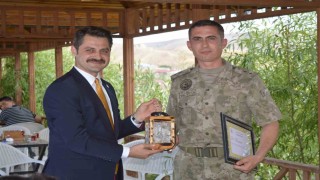 Kaymakam Yılmaz veda programına katıldı