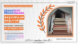 KBÜde lisansüstü programlara başvurular 14 Temmuzda başlayacak