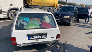 Kırıkkalede 4 araçlı zincirleme kaza: 3 yaralı