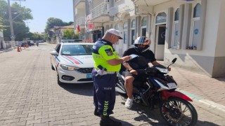 Kırklarelinde trafik denetimi: 221 sürücüye ceza