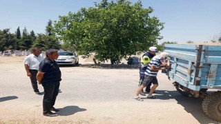Kırklarelinde traktör sürücüleri bilgilendirildi