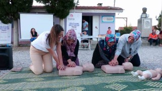Kırsal mahallelerdeki kadınlara temel ilkyardım eğitimi