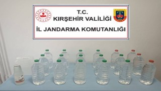 Kırşehirde kaçak alkol operasyonu