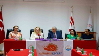 KKTC First Ladysi Tatarın inisiyatifiyle hayata geçirilen Hedef Sıfır Atık projesine Güney Korede ödül