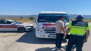 Koçarlıda yolcu minibüsleri denetlendi