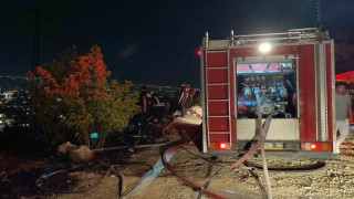 Konyada havai fişek atarak yangına sebep olan 3 şahıs gözaltına alındı