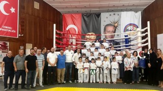 Körfezde kuşak sınavı yapıldı