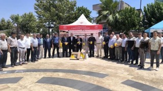 Köşkte Akdeniz Meyve Sineği Tuzağı dağıtım töreni yapıldı