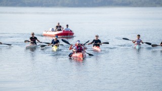 Köyceğiz Kaymakamı Kumcu, kano antrenmanına katıldı