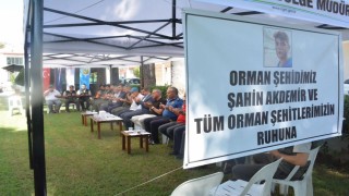 Köyceğizde orman şehidi Akdemir için lokma hayrı yapıldı