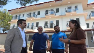 Köyceğizde Türkiye Olimpiyat Hazırlık Merkezi inşaatında sona yaklaşıldı