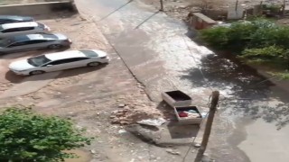 Kurtalanda aynı noktada su borusu yeniden patladı