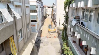 Kurtuluşta yol çalışmaları başladı