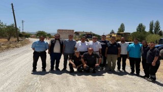 Kütahya İl Özel İdaresinden yol çalışması