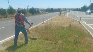 Kütahya-Tavşanlı karayolundaki 24 saatlik yol bakımı sürücülerden tam not aldı