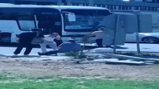 Kütahyada işçi servisi tankere çarptı: 8 yaralı