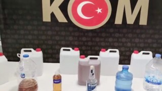 Kütahyada sahte içki operasyonu, 50 litre alkol ele geçirildi