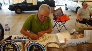 Kütahyalı kaligrafi sanatçısı Akif Ören: Yazı, ruhun ve bedenin terbiyesidir